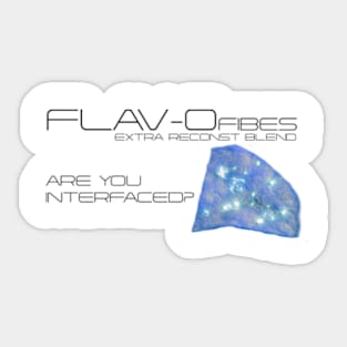 Flav-o Fibes Sticker